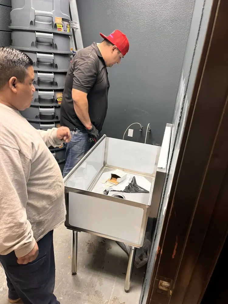 Commercial plumbing and sink installation in Port Allen